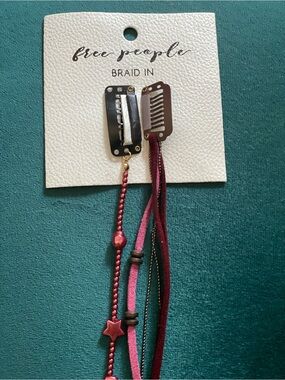 Christmas in July SALE! [Free People] Festival Braid In Hair Clips